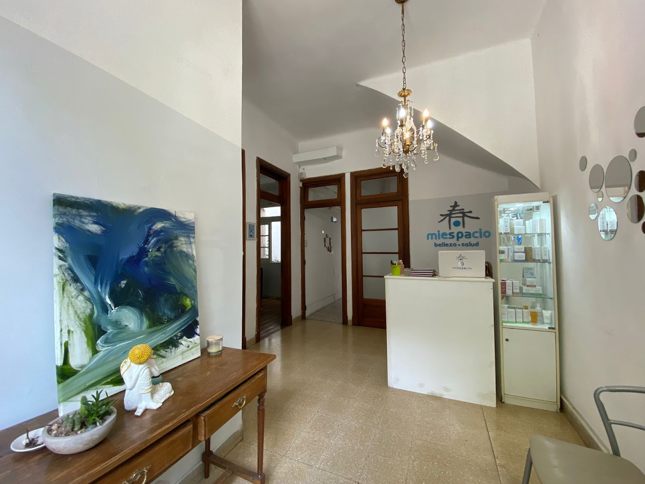 Interior of miespacio wellness spa in Villa Crespo